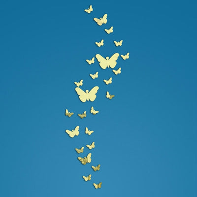 Mirror Butterfly Kitchen Wall Art