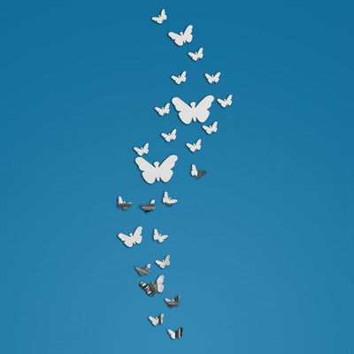 Mirror Butterfly Kitchen Wall Art