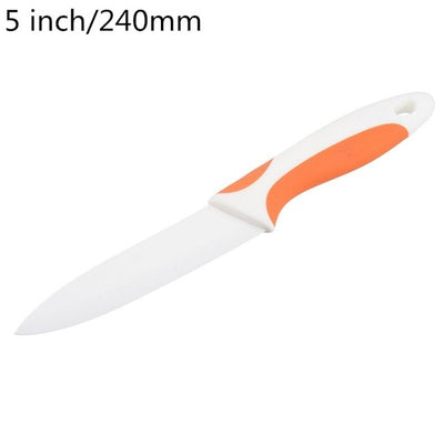 White Colorful Handle Knives