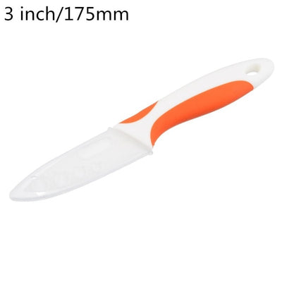 White Colorful Handle Knives