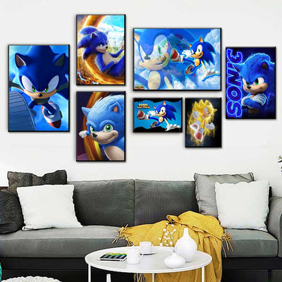 Sonic Poster Painting Poster