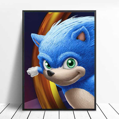 Sonic Poster Painting Poster