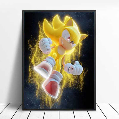 Sonic Poster Painting Poster