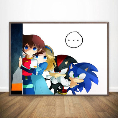 Sonic Poster Painting Poster