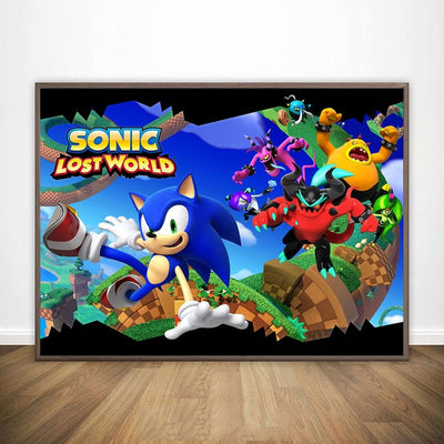 Sonic Poster Painting Poster