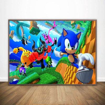 Sonic Poster Painting Poster