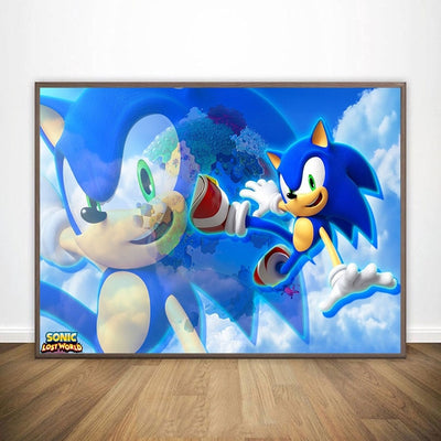 Sonic Poster Painting Poster