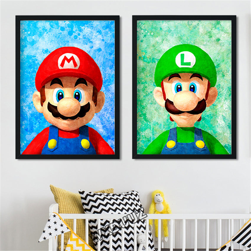 super mario Painting Cartoon