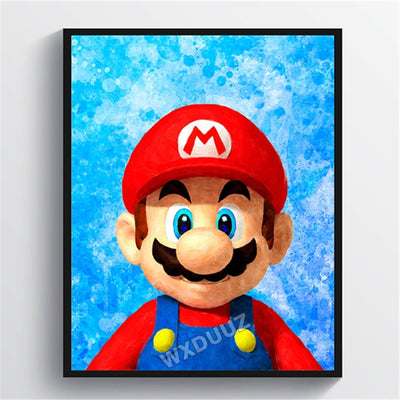 super mario Painting Cartoon