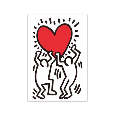 Keith Haring Abstract Painting