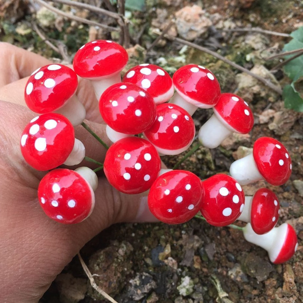Mushroom Artificial Garden Fairy
