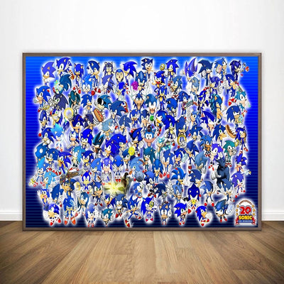 Sonic Poster  Painting Poster