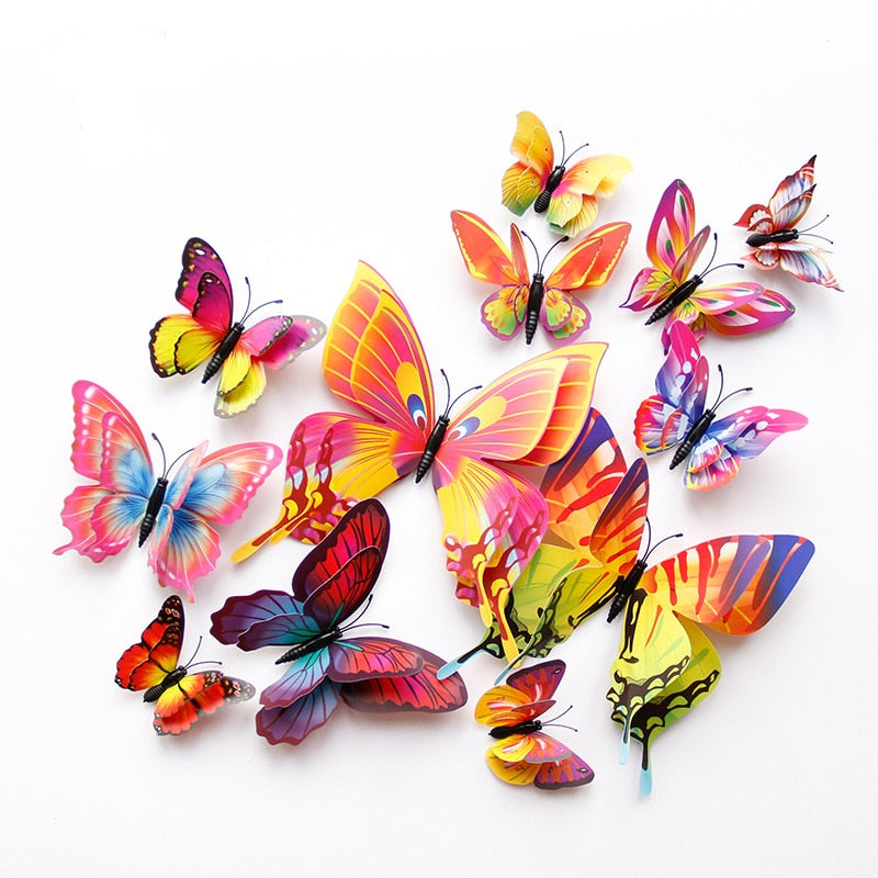 3D Butterfly Wall Sticker
